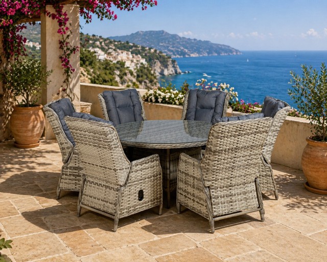 BALI 150cm 6 Seat Dining Set