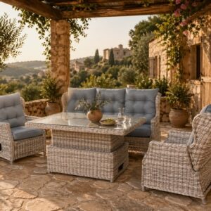 BALI 4 Piece Reclining Sofa Set