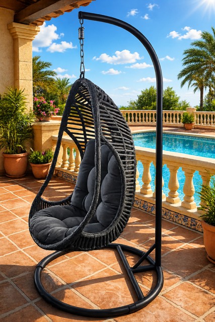 CAPRI Grey Hanging Chair